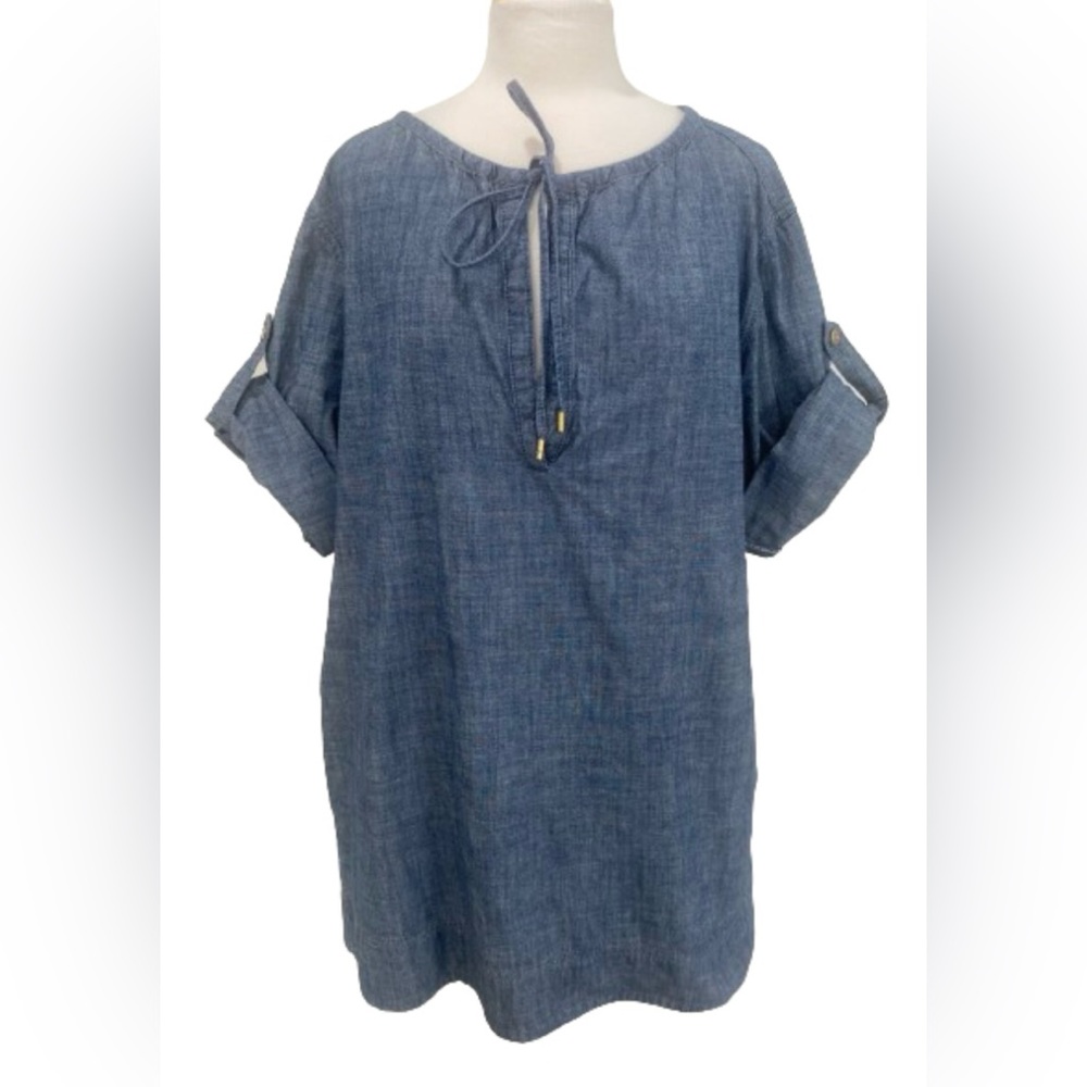 Tory Burch Blue Mini Dress